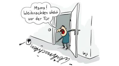 Weihnachten steht vor der Tür